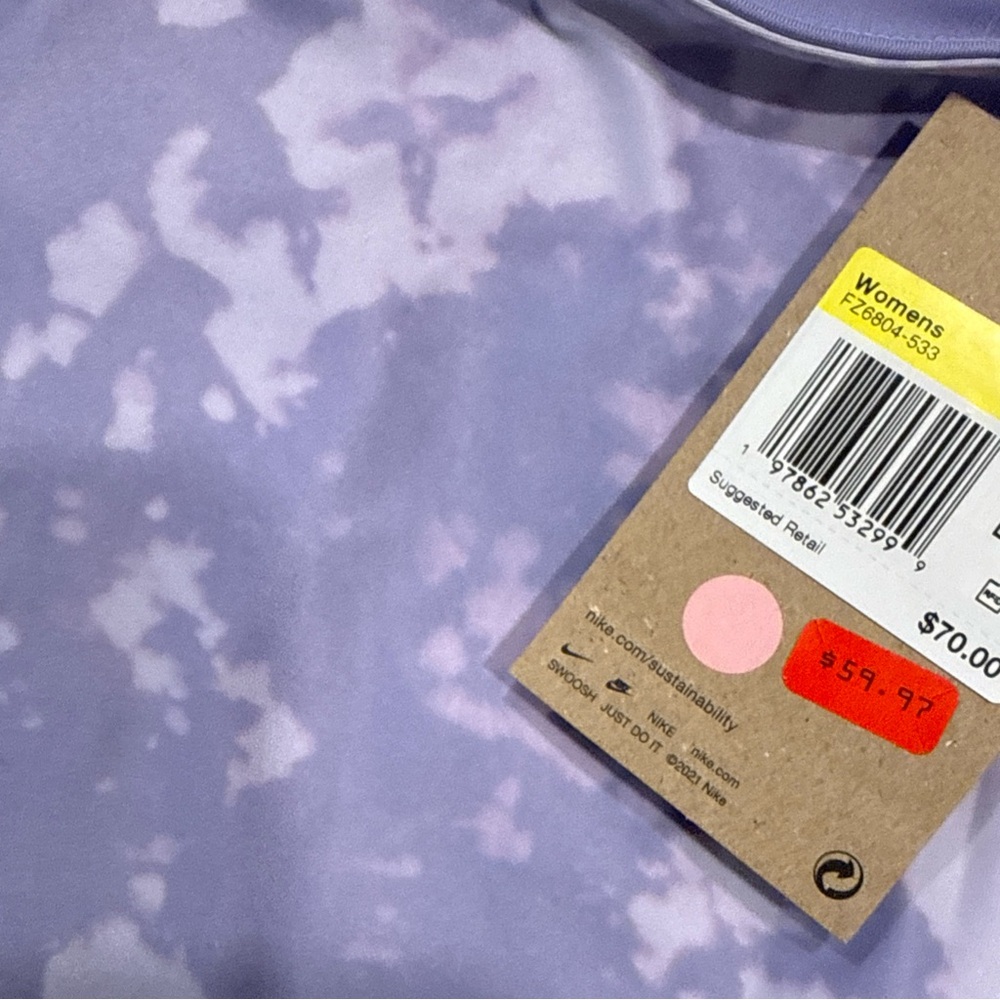 Nike Lavender Tie-Dye Tennis Skort - Picture 4 of 6
